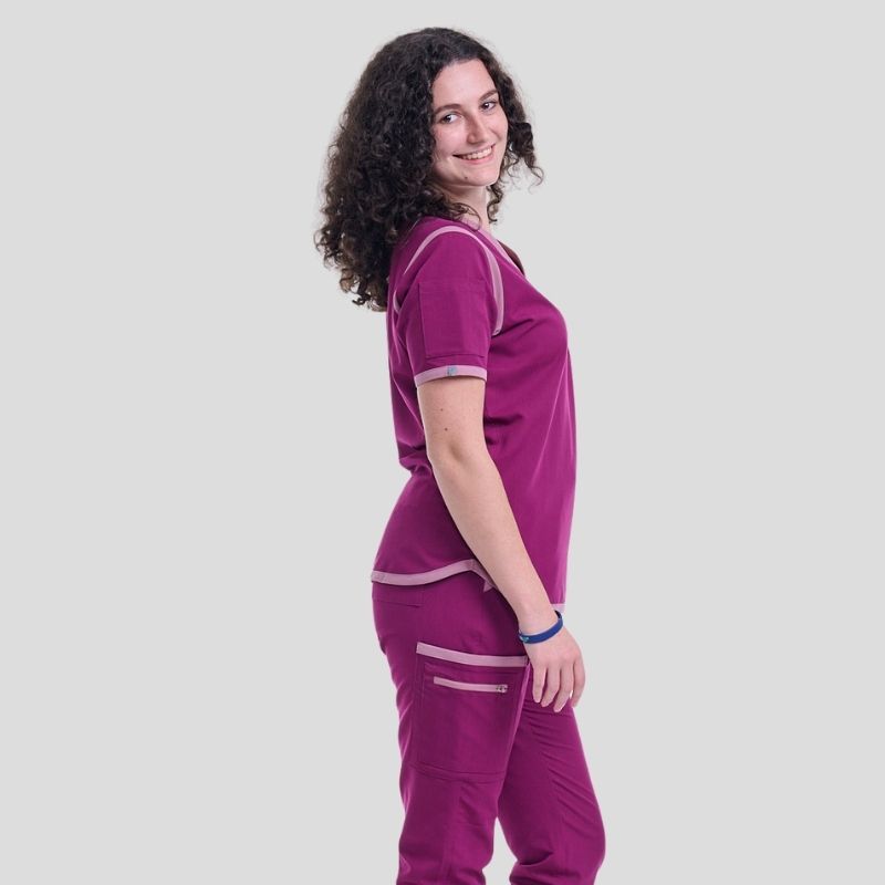 Tango V Neck & Straight Pant Women’s Scrub Set