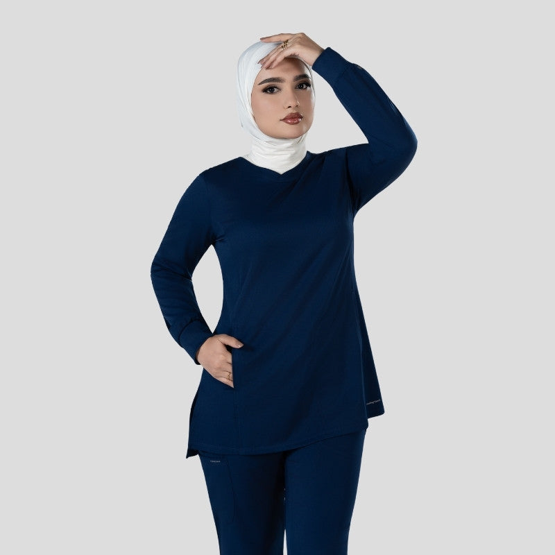 Fatima & Rebecca Long Sleeve Women’s Scrub Set