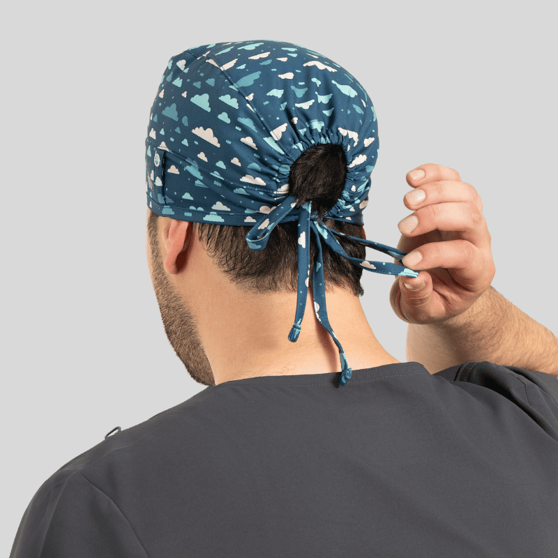 Funky Caps in Caribbean Clouds - Unisex