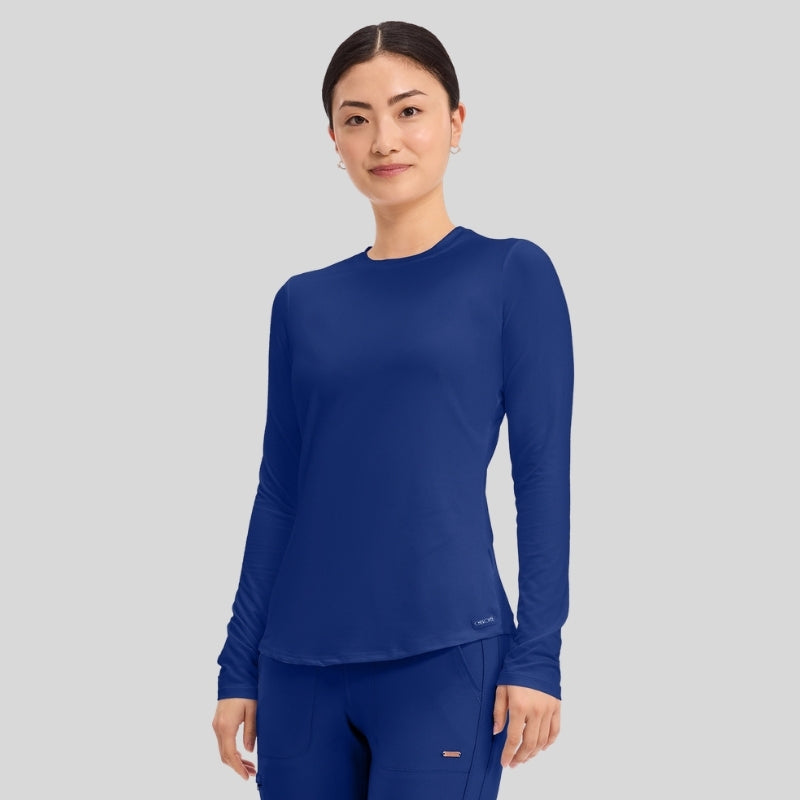 Women's Long Sleeve Underscrub Knit Tee