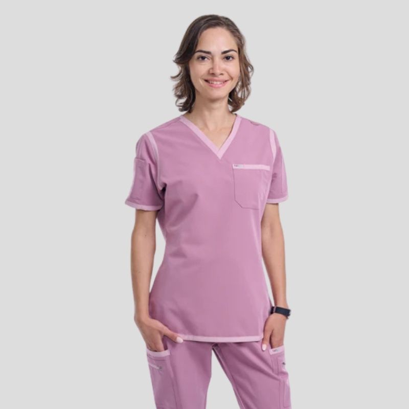 Tango V Neck & Straight Pant Women’s Scrub Set