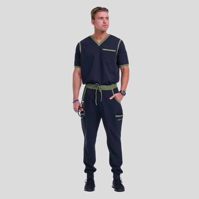 Tango V Neck & Jogger Pant Men’s Scrub Set