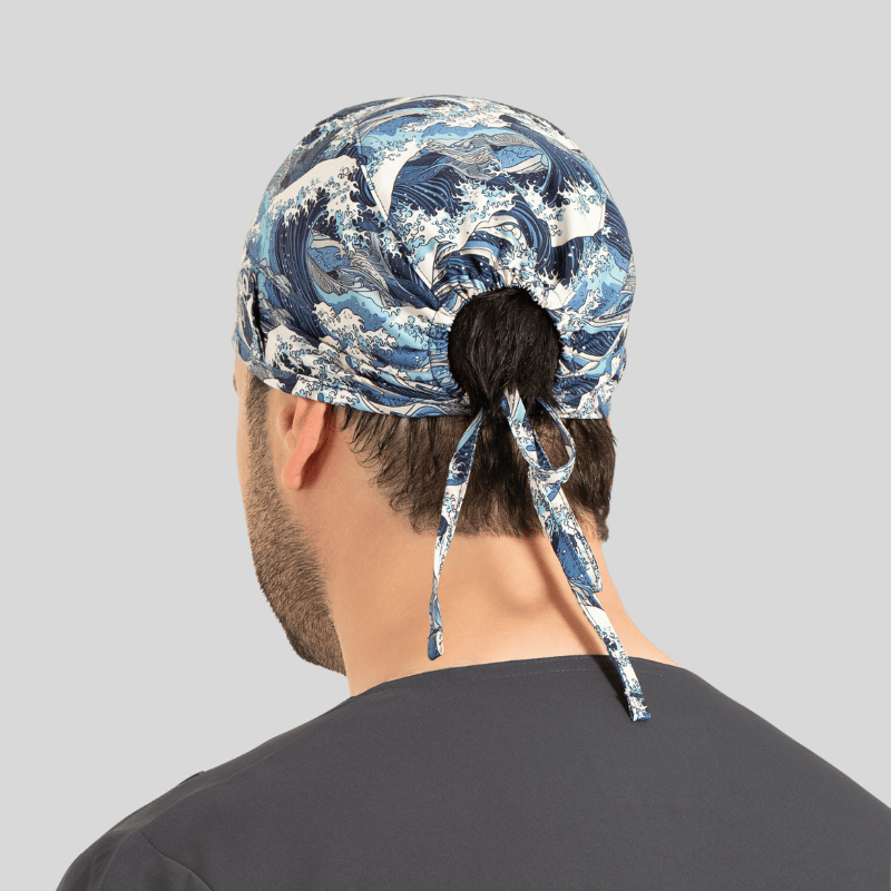Funky Caps in Wild Waves - Unisex