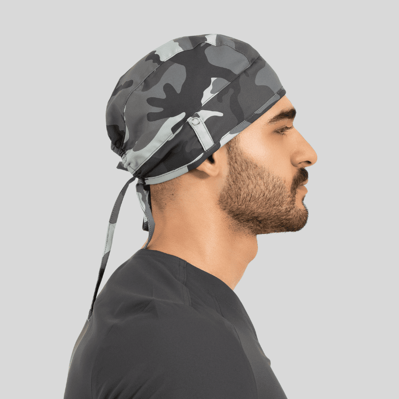 Funky Caps in Grey Camo - Unisex