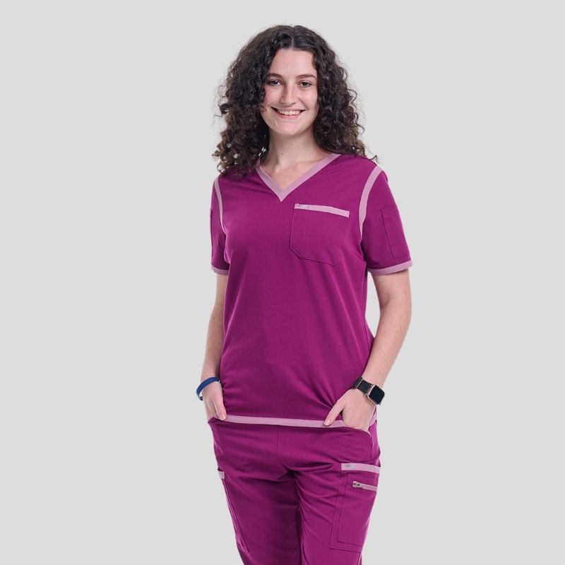 Tango V Neck & Straight Pant Women’s Scrub Set