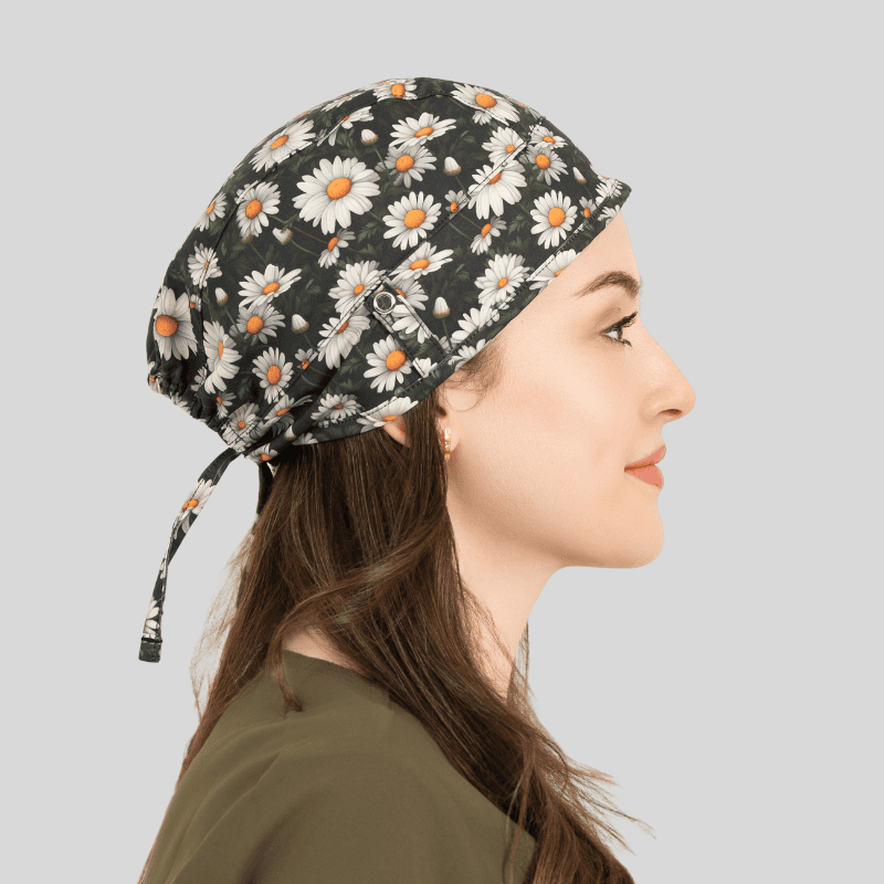 Funky Caps in Spring Daisies - Unisex