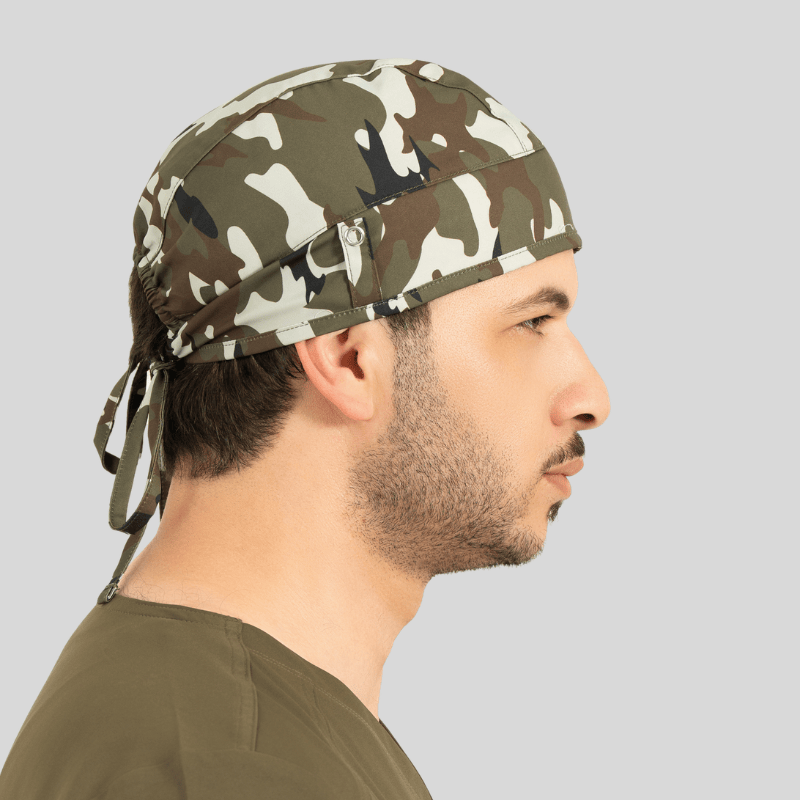 Funky Caps in Olive Camo - Unisex