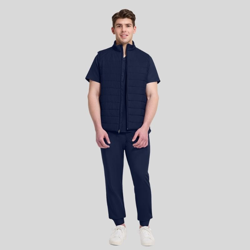 Men's Zip Front Quilted Vest
