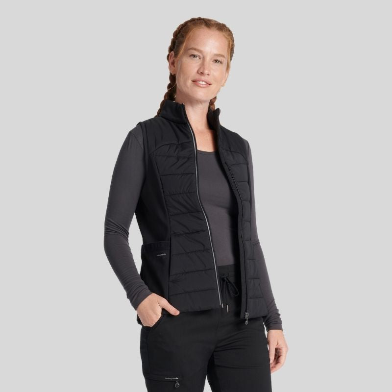 Khloe Sleeveless Women's Scrub Jacket