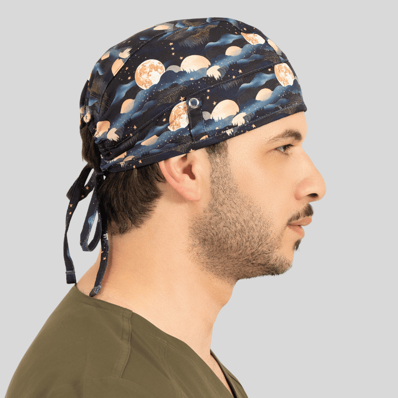 Funky Caps in Full Moon Night - Unisex