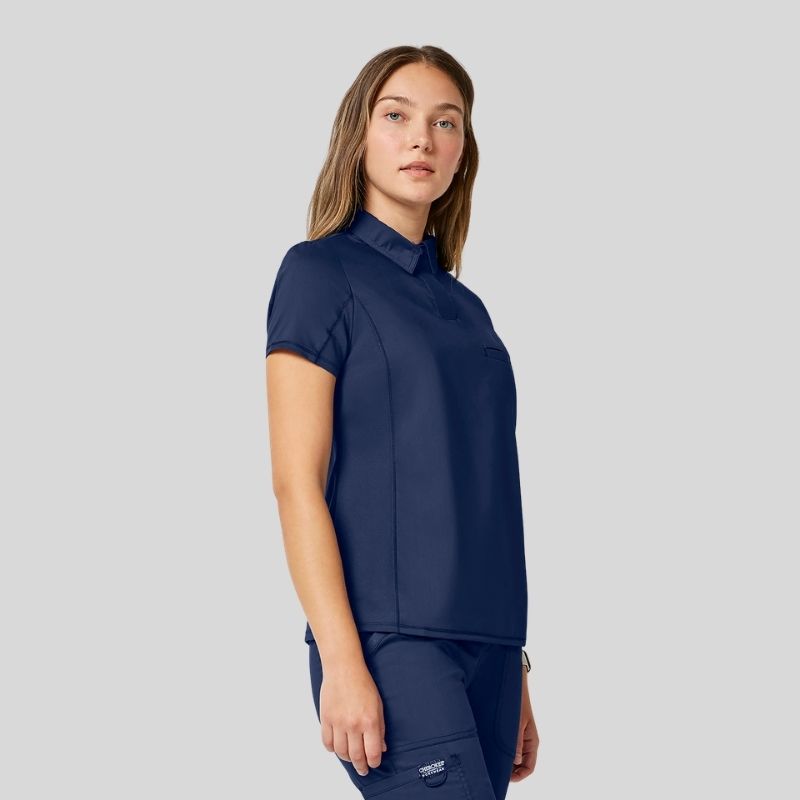 WorkWear Revolution Women's Polo Scrub Set