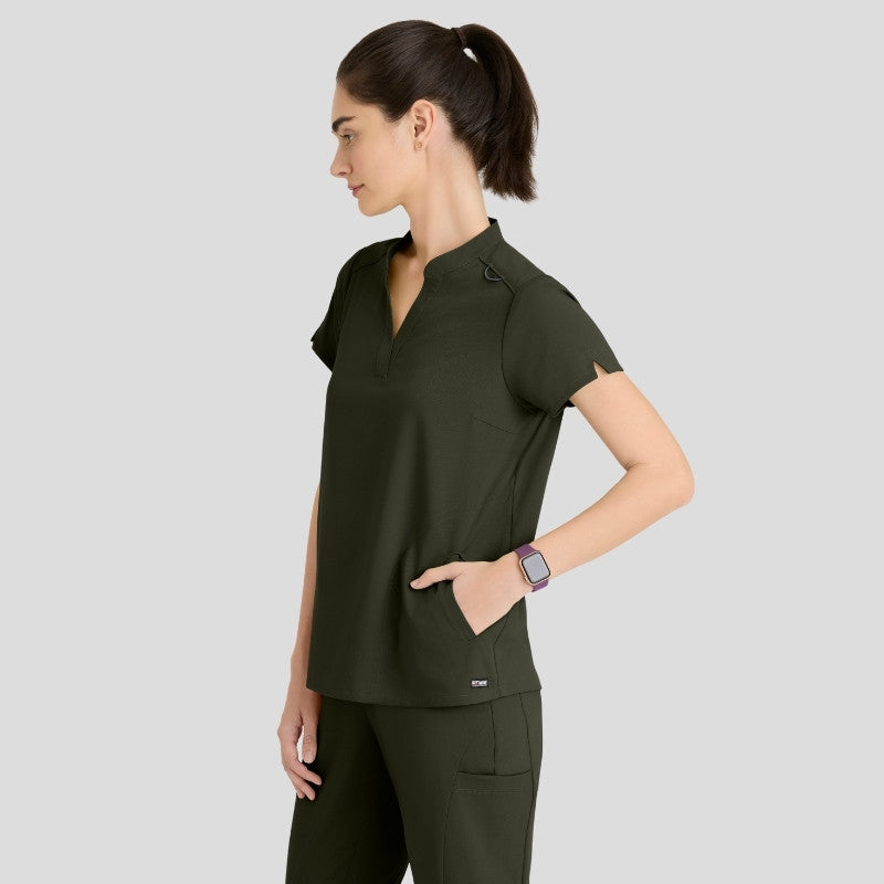 Avery & Serena Stretch Women’s Scrubs Set