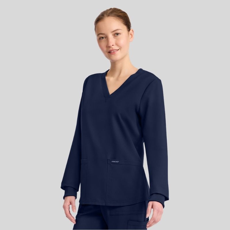 Cherokee Originals Women's Long Sleeve Scrub Set