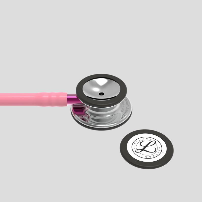 Littmann Classic III Monitoring Stethoscope | Mirror & Pearl Pink - Pink Stem 5962