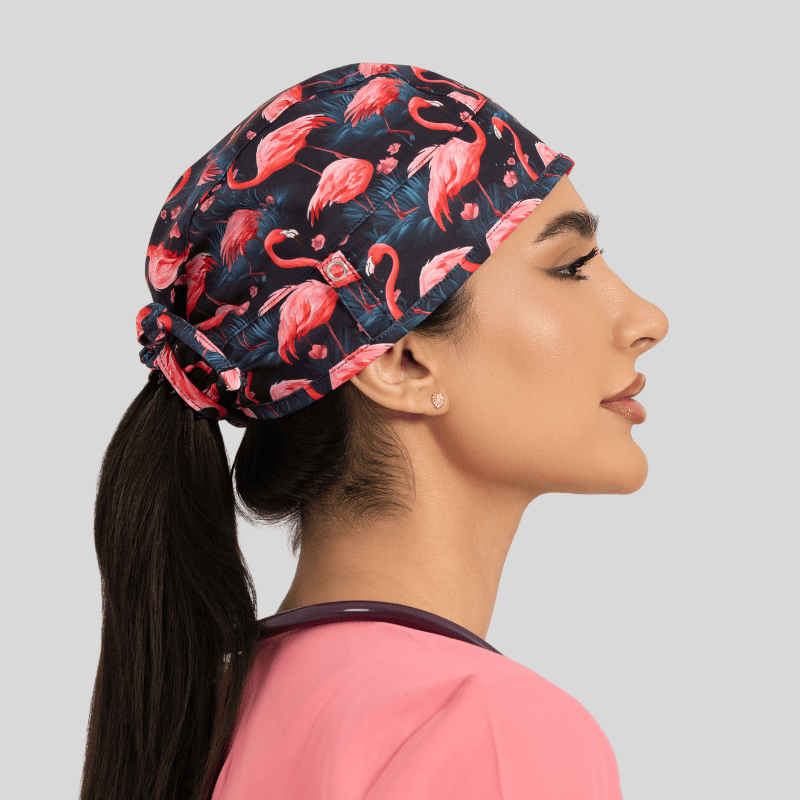 Funky Caps in Flamingos - Unisex