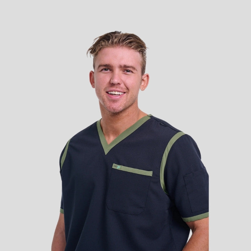 Tango V Neck & Straight Pant Men’s Scrub Set