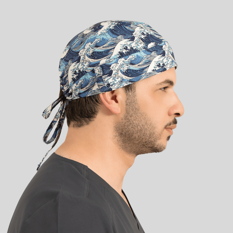 Funky Caps in Wild Waves - Unisex