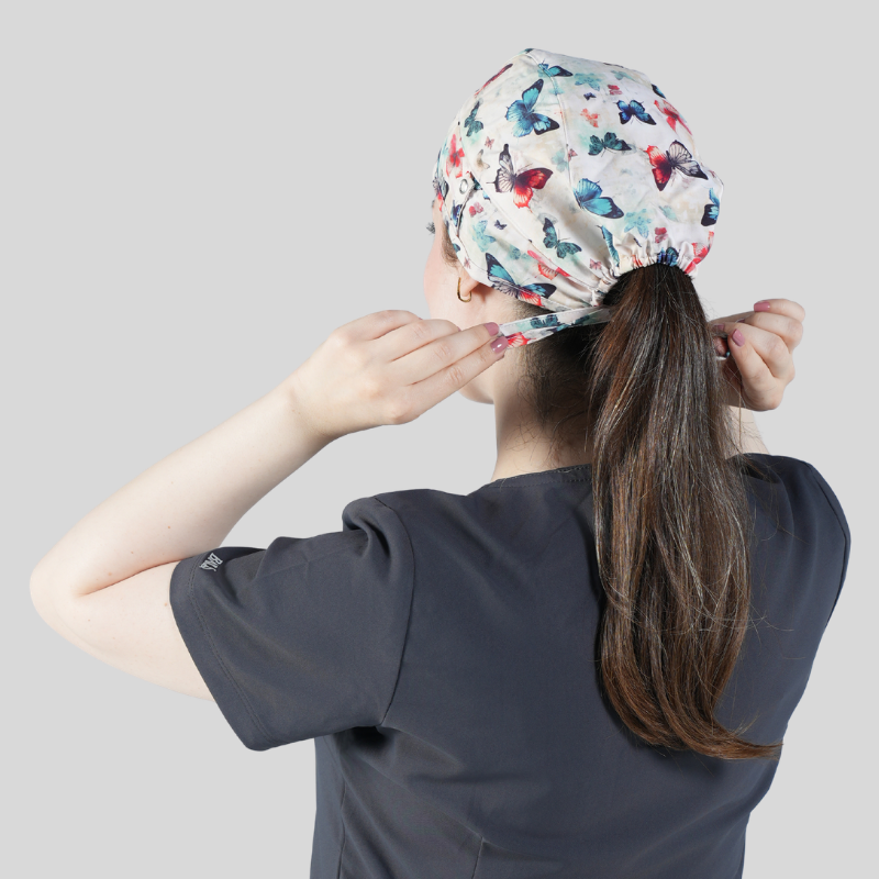 Unisex Head Cap in Little Butterflies