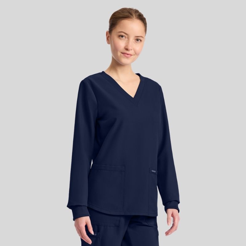 Cherokee Originals Women's Long Sleeve Scrub Set