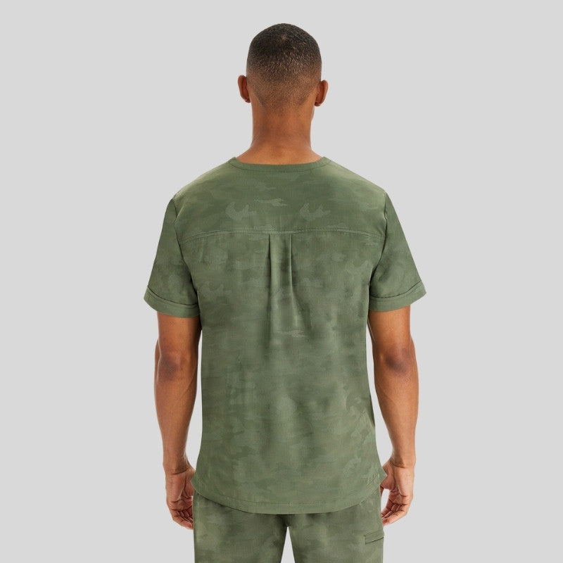 Purple Label Jack & Drew Camo Jogger Men's Scrub Set