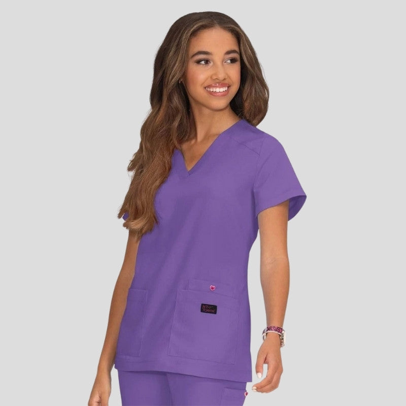 Betsy Johnson Freesia & Buttercup Women’s Scrub Set