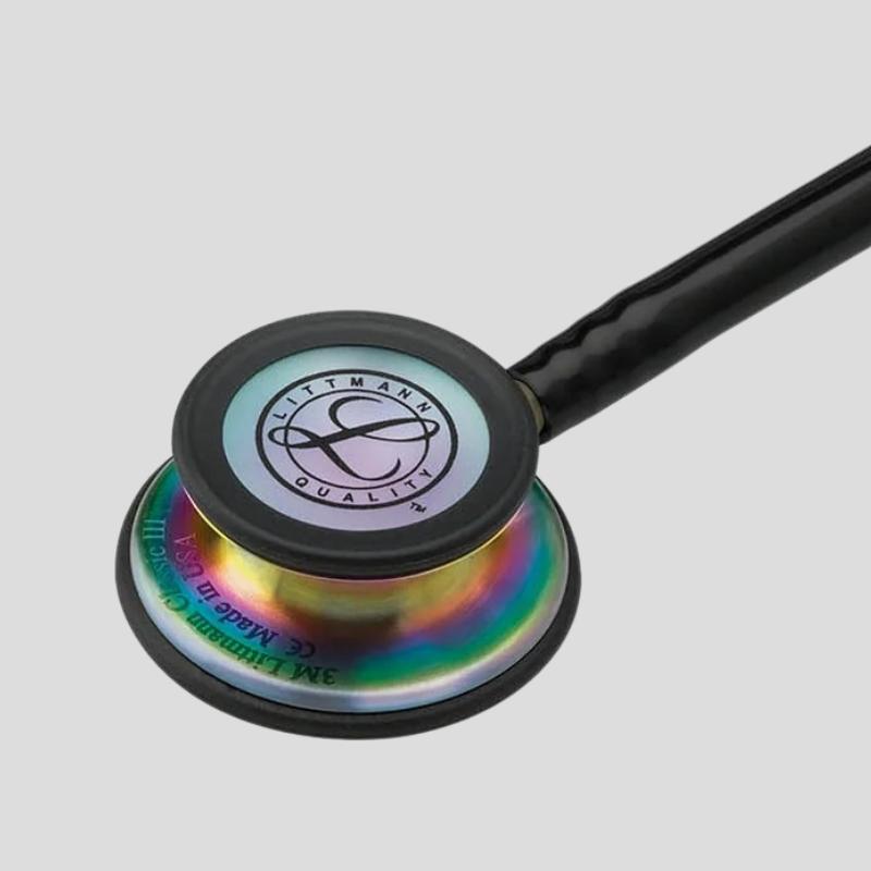 Littmann Classic III Monitoring Stethoscope | Black & Rainbow 5870