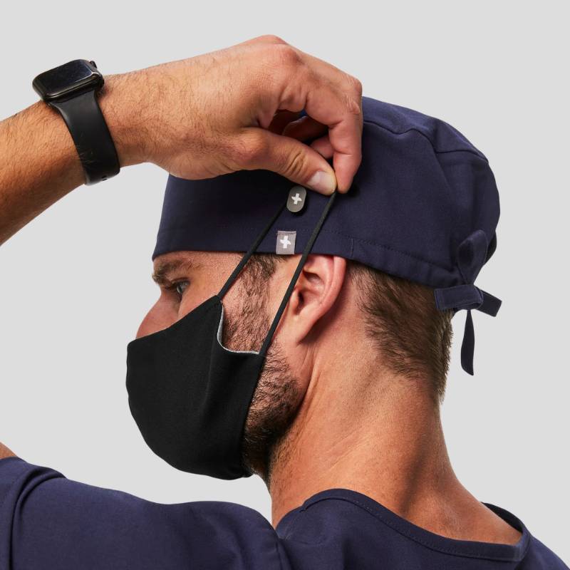 Modern Scrub Cap with Buttonholes