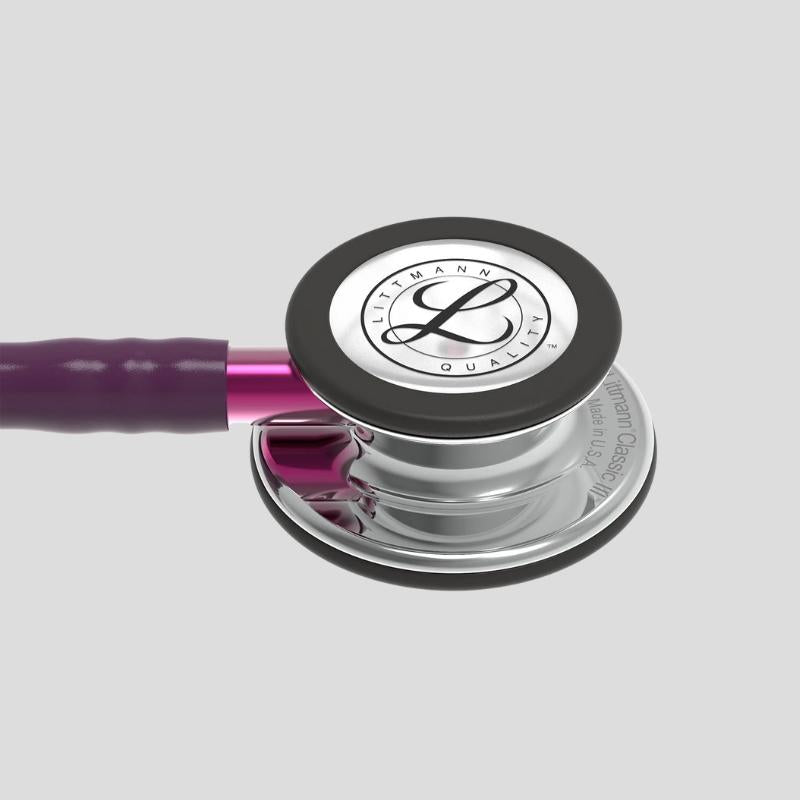 Littmann Classic III Monitoring Stethoscope | Mirror & Plum - Pink Stem 5960