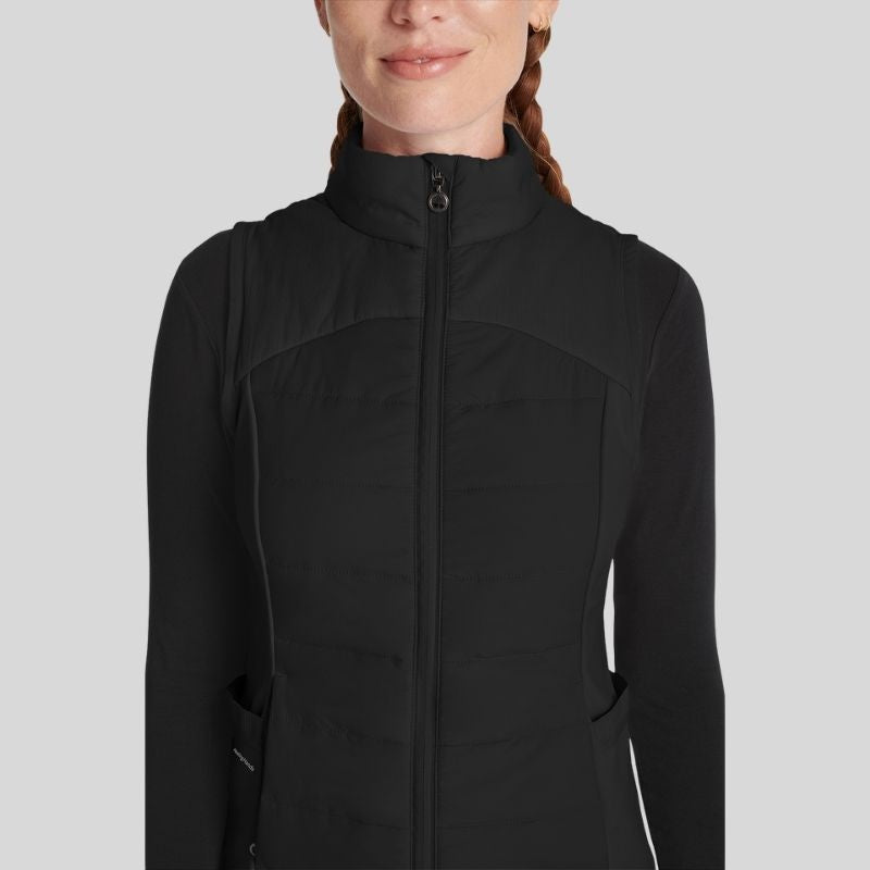 Khloe Sleeveless Women's Scrub Jacket
