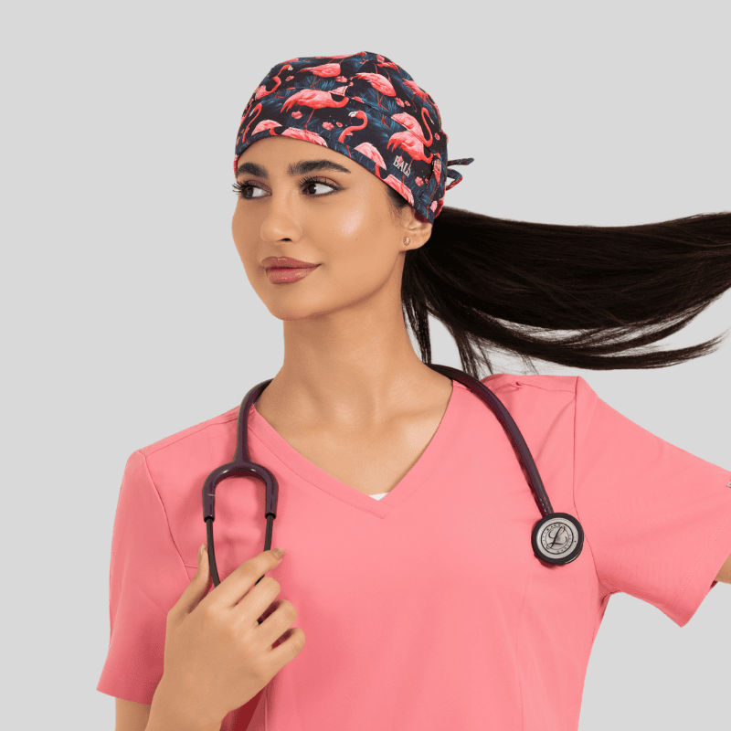 Funky Caps in Flamingos - Unisex