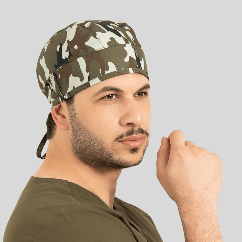 Funky Caps in Olive Camo - Unisex