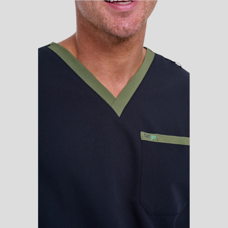Tango V Neck & Straight Pant Men’s Scrub Set