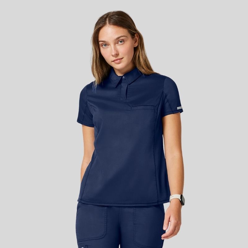 WorkWear Revolution Women's Polo Scrub Set