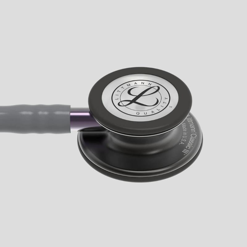 Littmann Classic III Monitoring Stethoscope | Smoke & Gray - Violet Stem 5873