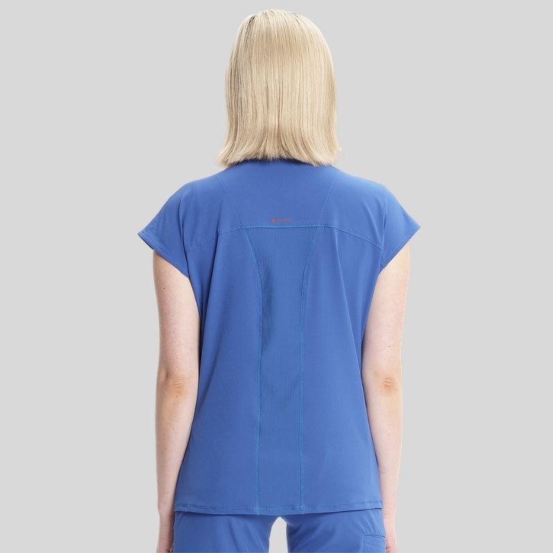 Infinity Women's Henley Knit Scrub Set