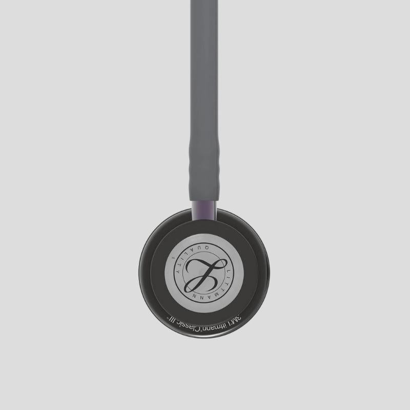 Littmann Classic III Monitoring Stethoscope | Smoke & Gray - Violet Stem 5873
