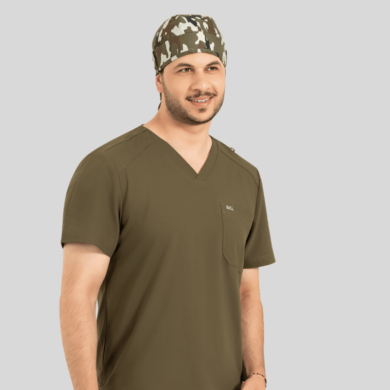 Funky Caps in Olive Camo - Unisex