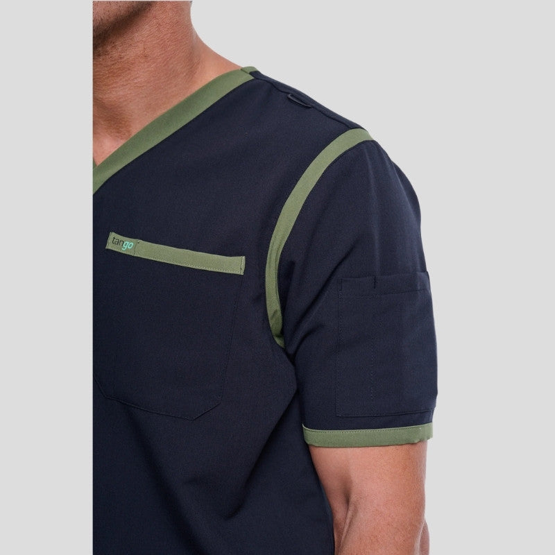 Tango V Neck & Straight Pant Men’s Scrub Set