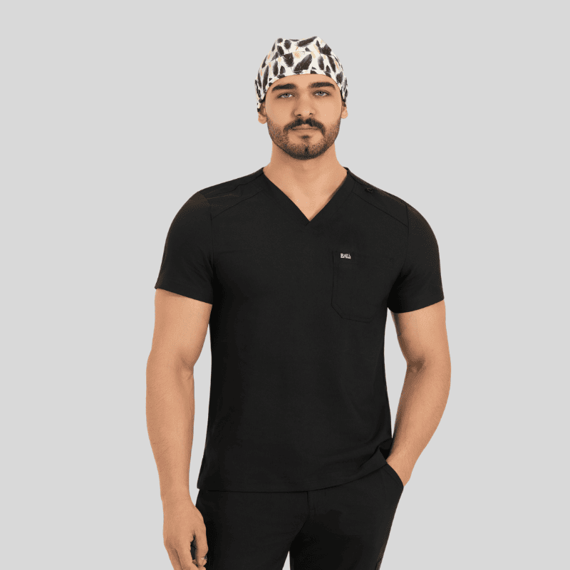 Funky Caps in Black Feathers - Unisex