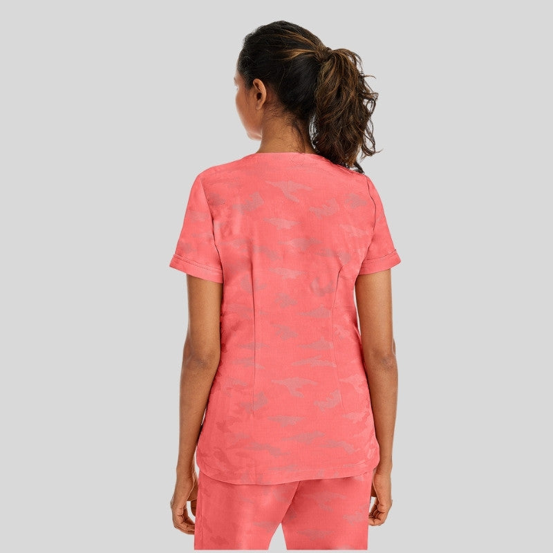 Purple Label Joy & Tate Camo Jogger Women’s Scrub Set