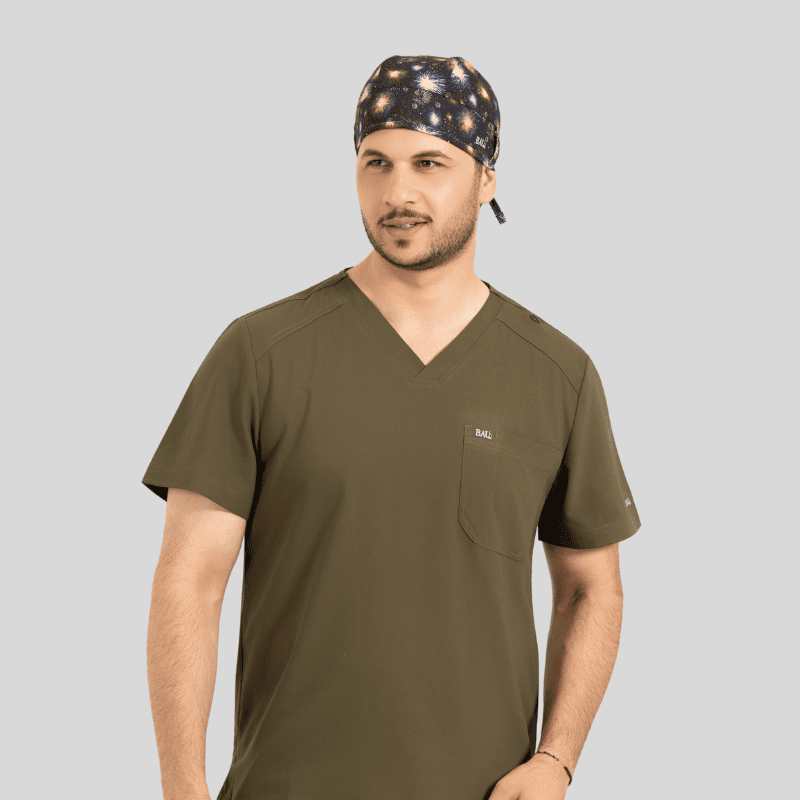 Funky Caps in Fireworks Sky - Unisex
