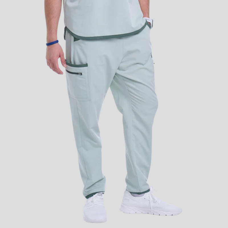Tango Collar Neck & Straight Pant Men’s Scrub Set