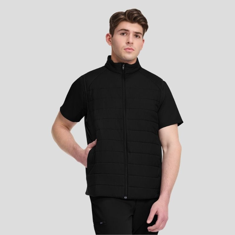 Men's Zip Front Quilted Vest