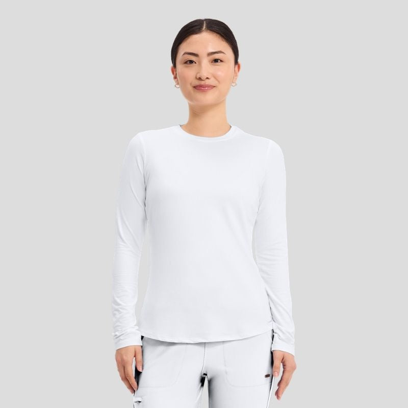 Women's Long Sleeve Underscrub Knit Tee