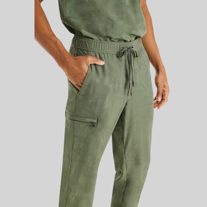 Purple Label Jack & Drew Camo Jogger Men's Scrub Set