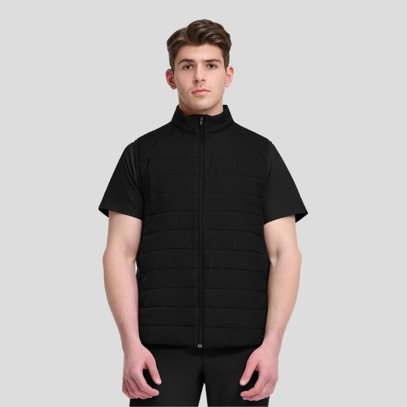 Men's Zip Front Quilted Vest