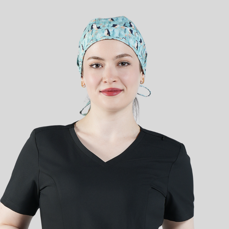 Unisex Head Cap in Wandering Penguins