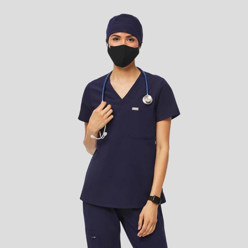 Modern Scrub Cap with Buttonholes