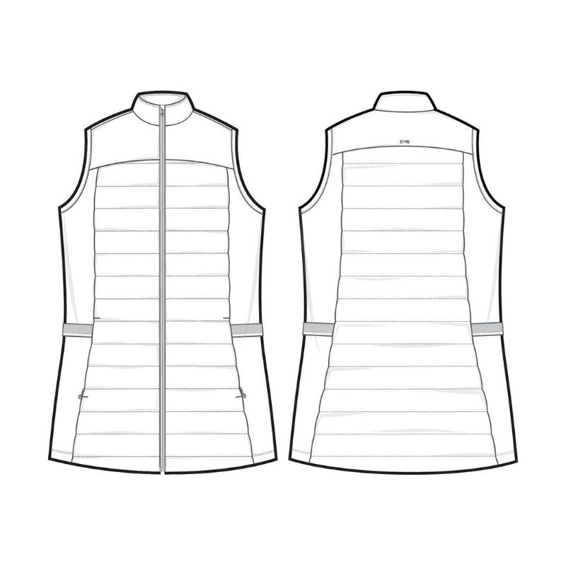 Khloe Sleeveless Women's Scrub Jacket