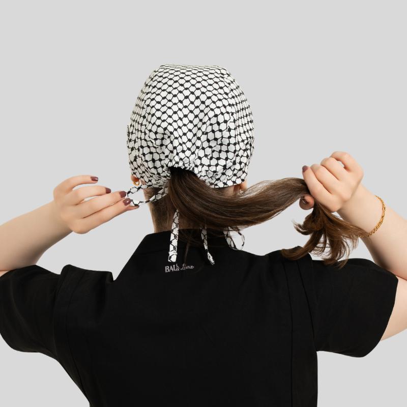 Funky Caps in Black Shemagh - Unisex